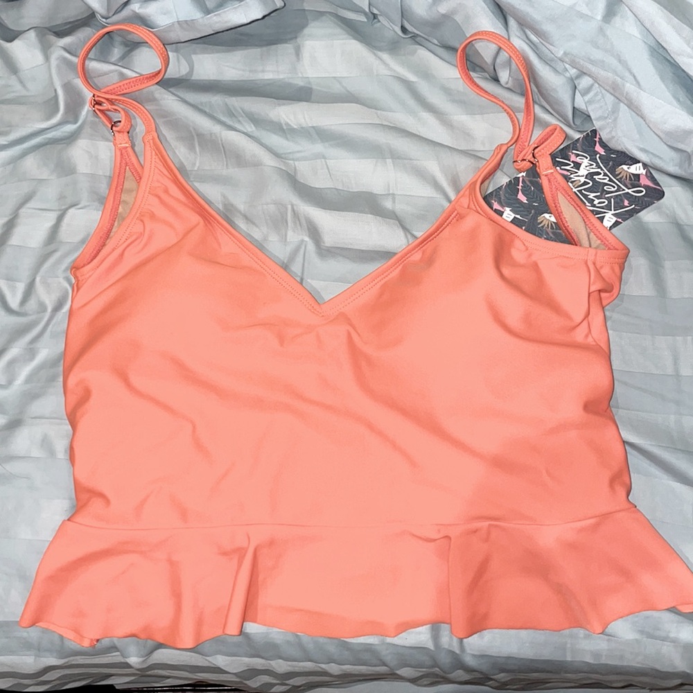 Kortni Jeane Scoop Back swim top